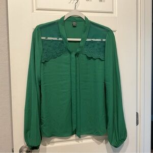 Elegant Green Women's Top